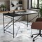 Martha Stewart 23.5 in. D X 47.25 in. W X Engineered Wood, Steel, Black Top/Oil Rubbed Bronze Frame XU-DK-4-BK-MS - alternate 1